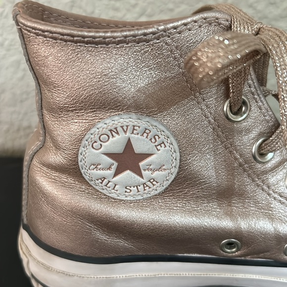 Pink Glitter Converse size 6 - Picture 3 of 6